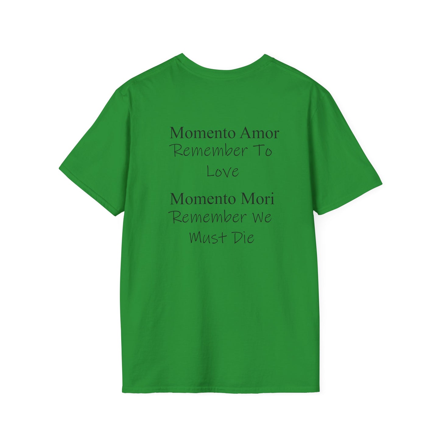 M.A.M.M. T-Shirt | Momento Amor Momento Mori text tee
