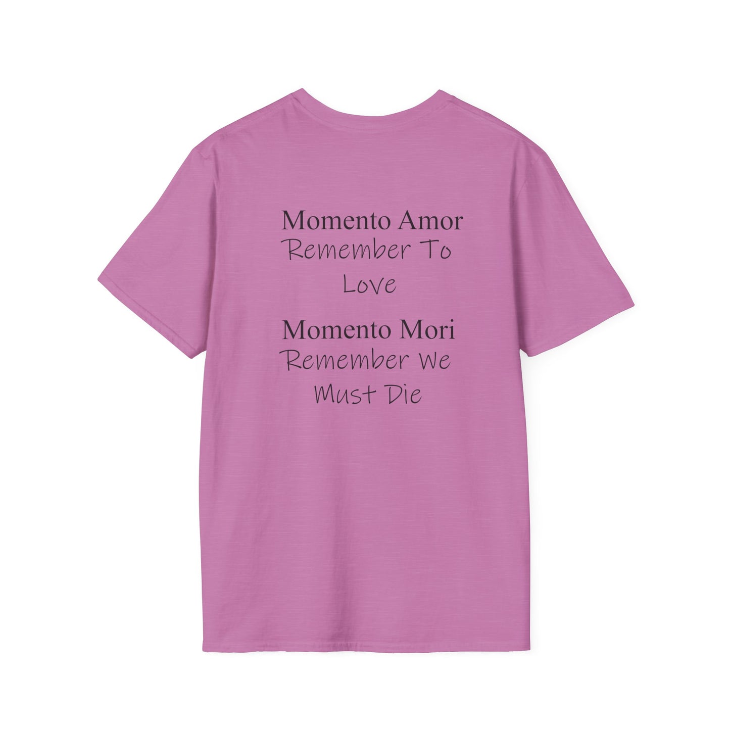 M.A.M.M. T-Shirt | Momento Amor Momento Mori text tee