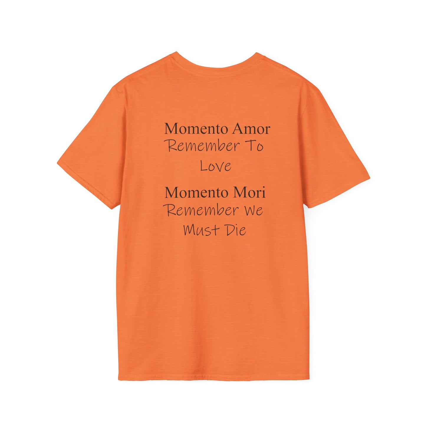 M.A.M.M. T-Shirt | Momento Amor Momento Mori text tee