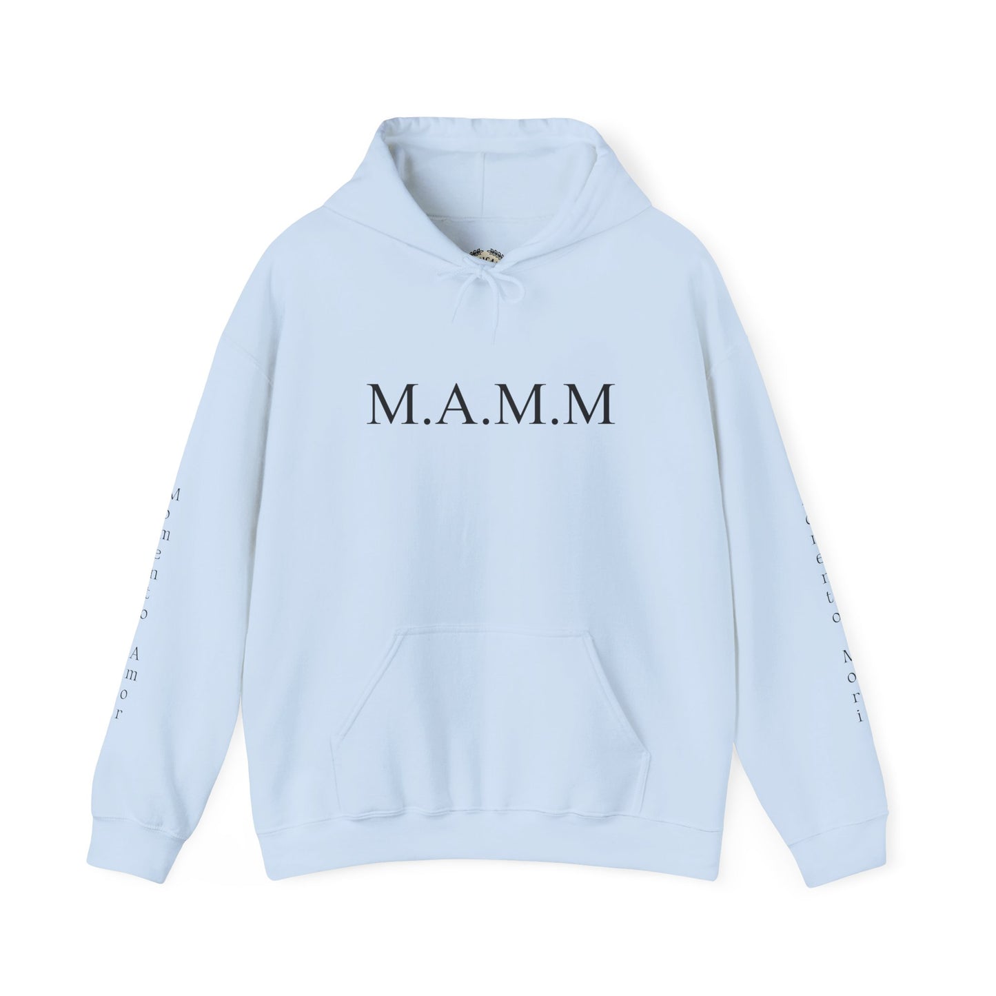 M.A.M.M. Hoodie – 'Momento Amor / Momento Mori' Minimal Quote Pullover