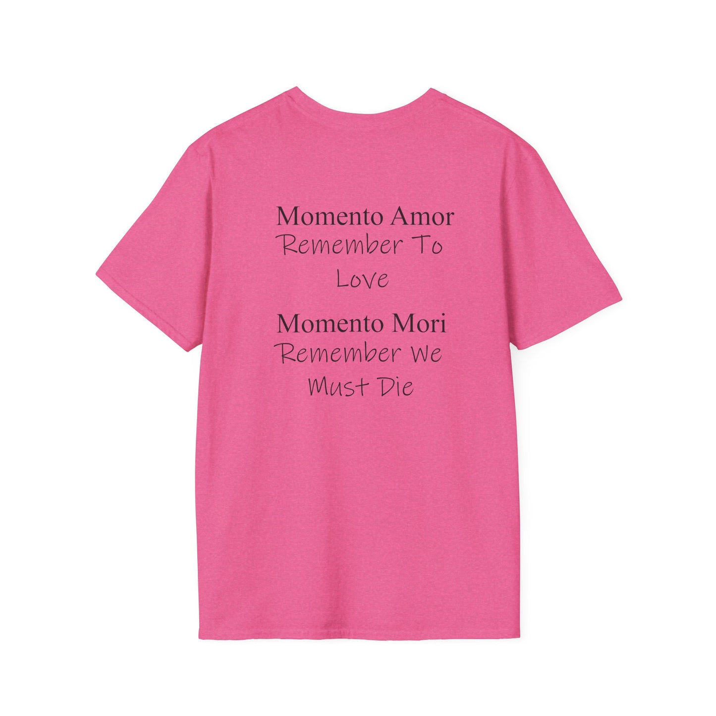 M.A.M.M. T-Shirt | Momento Amor Momento Mori text tee