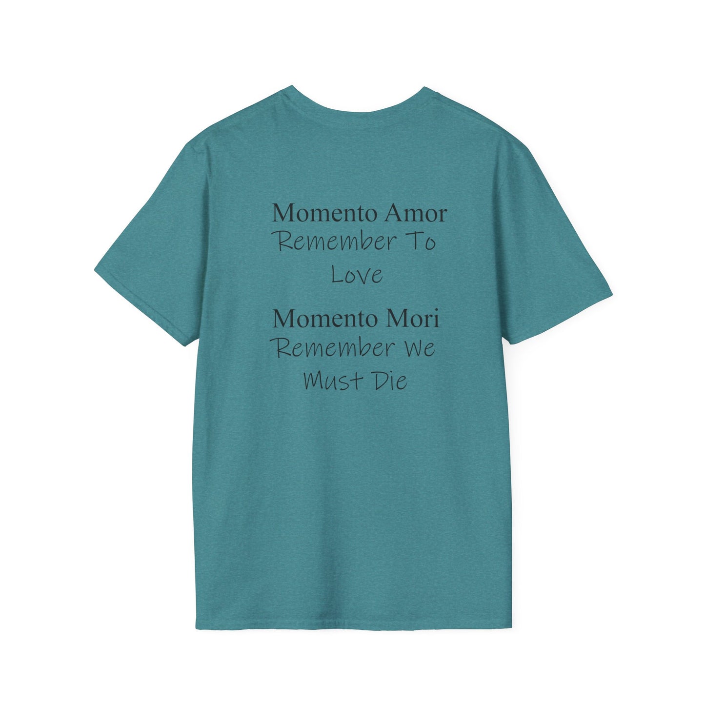 M.A.M.M. T-Shirt | Momento Amor Momento Mori text tee