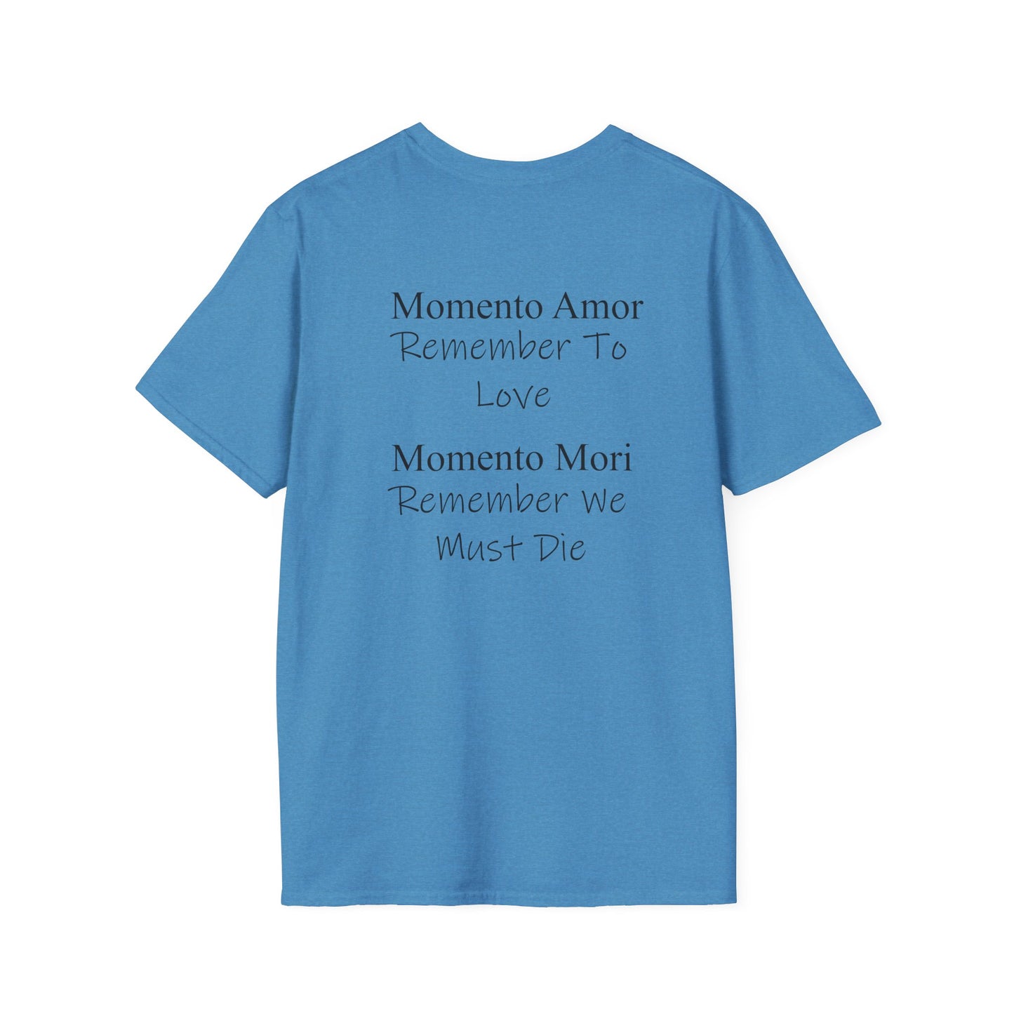 M.A.M.M. T-Shirt | Momento Amor Momento Mori text tee