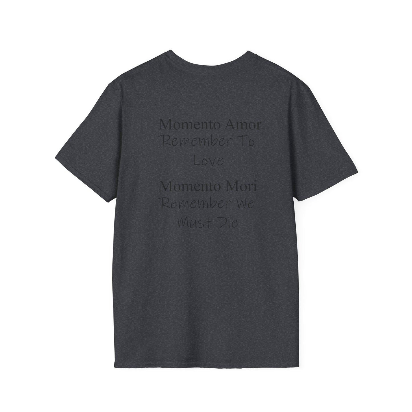 M.A.M.M. T-Shirt | Momento Amor Momento Mori text tee